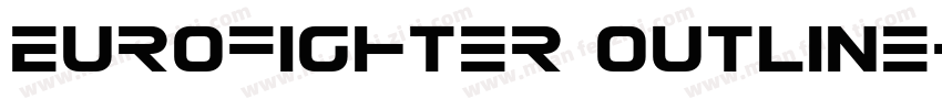 Eurofighter Outline字体转换